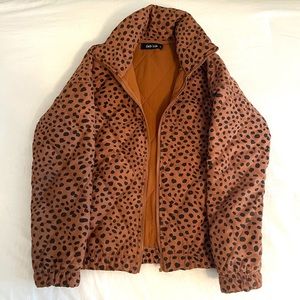 Animal print quilted jacket - Fabr’ik